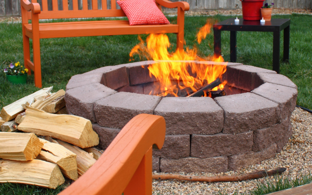 Where Not To Put Your Fire Pit Green Okie, How Far Should Bench Be From Fire Pit